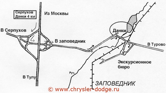 Серпухов данки карта